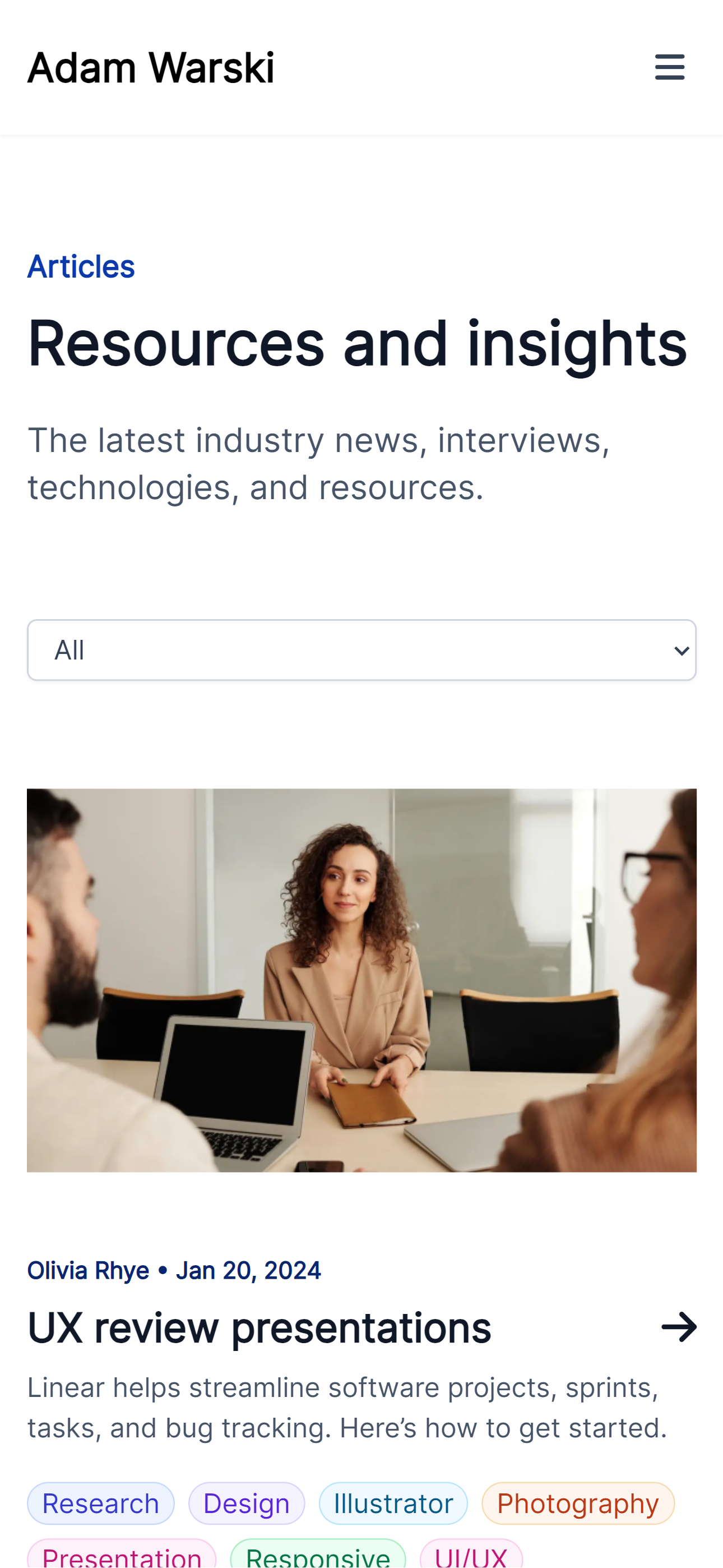 student recruit website typography