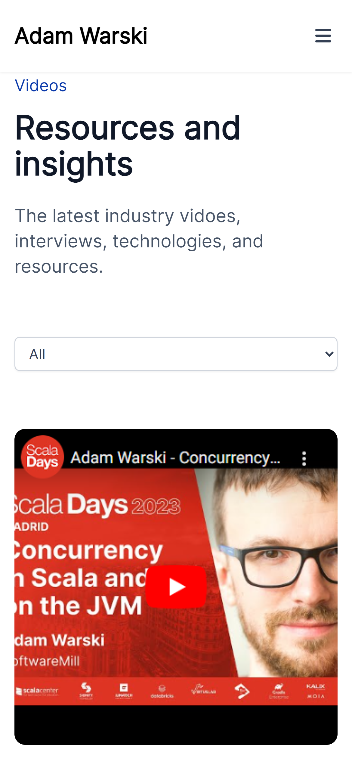 student recruit website in phone frame